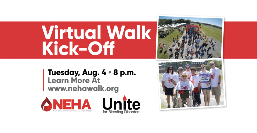 Virtual Walk Kick Off New England Hemophilia Association