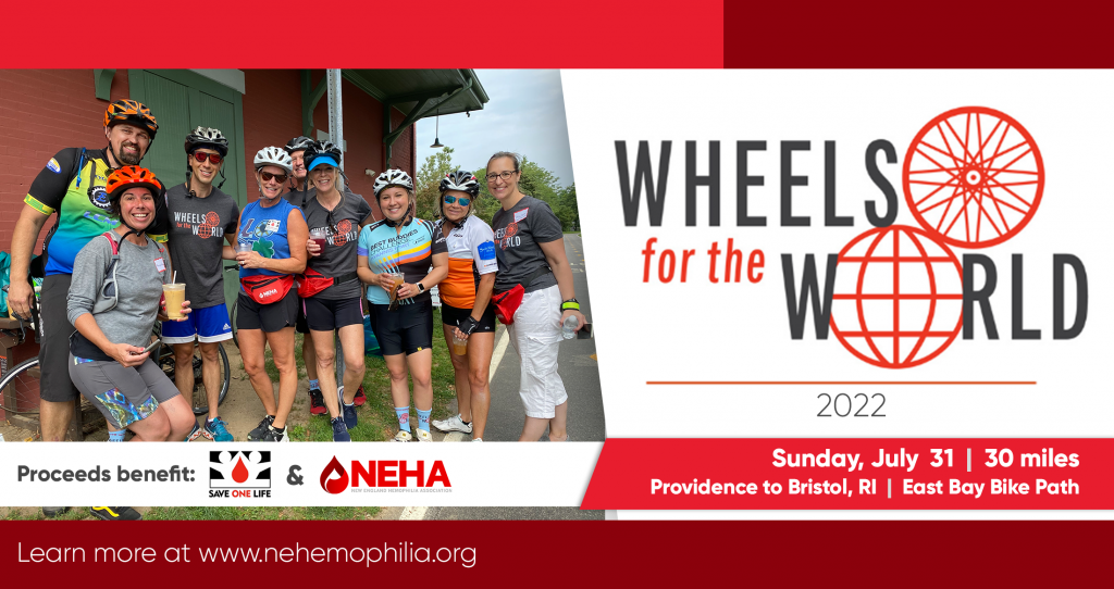 Wheels for the World Bike Ride New England Hemophilia Association