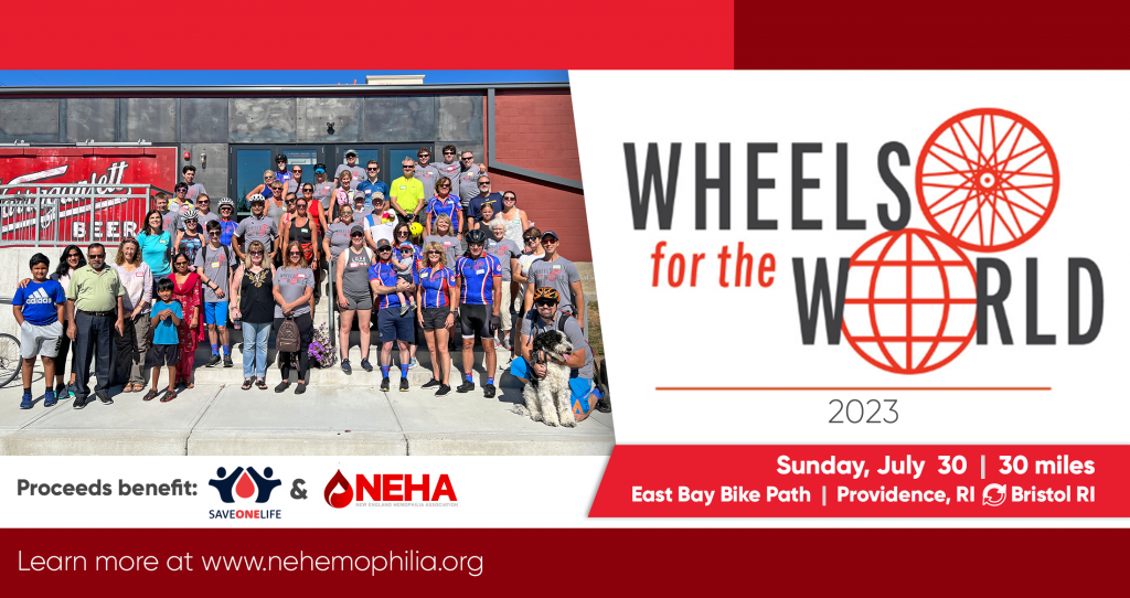 Wheels for the World Bike Ride New England Hemophilia Association